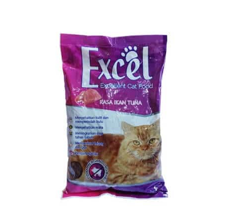 Makanan kucing murah Excel